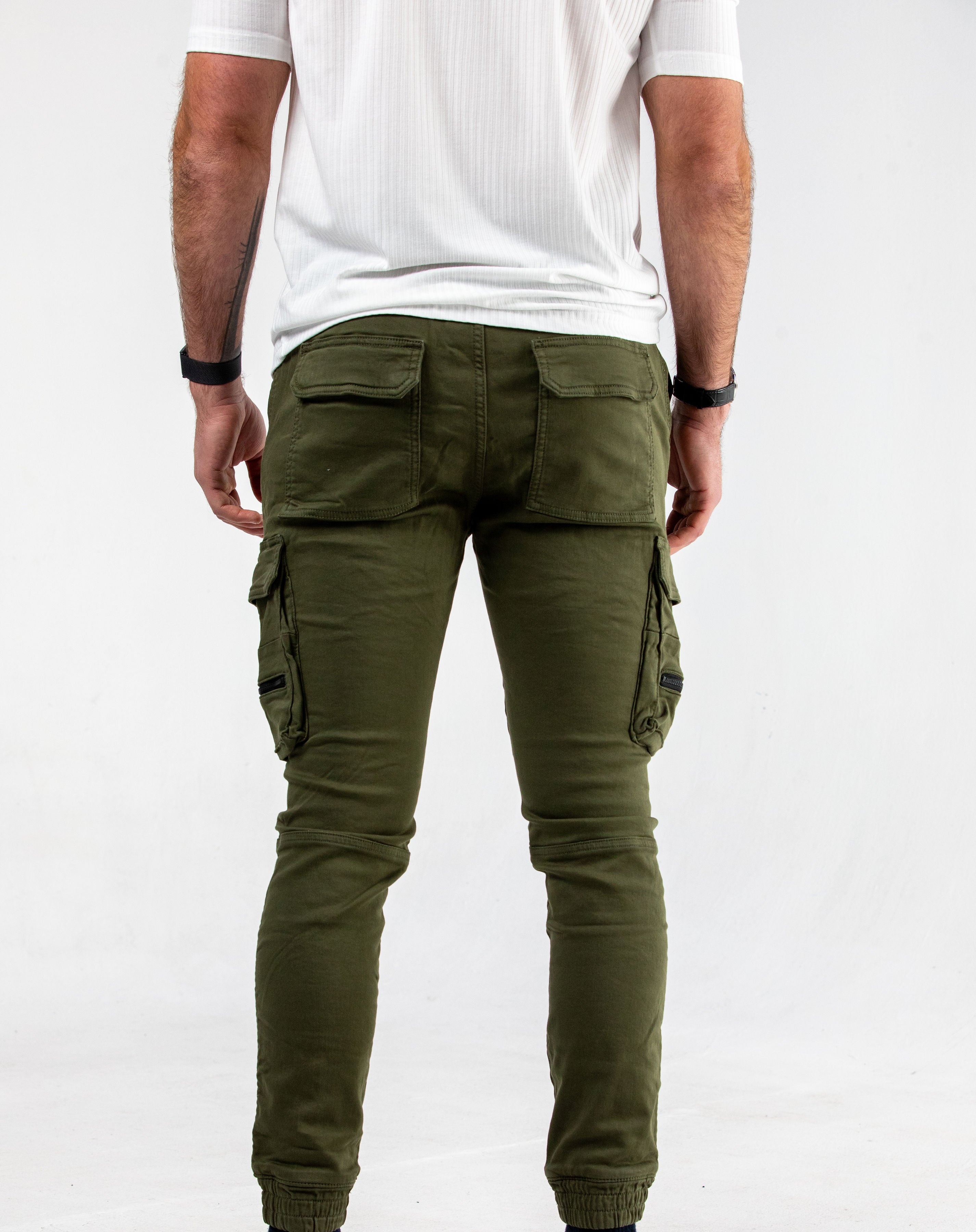 Alamo Strech Green Cargo Pants