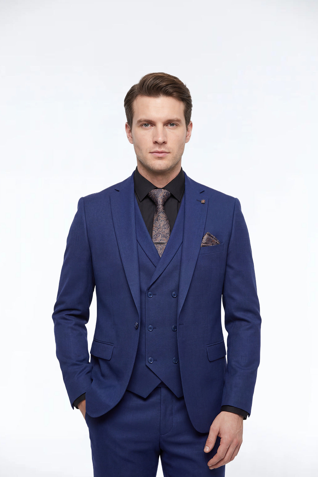 Caspian Dark Blue Suit Jacket