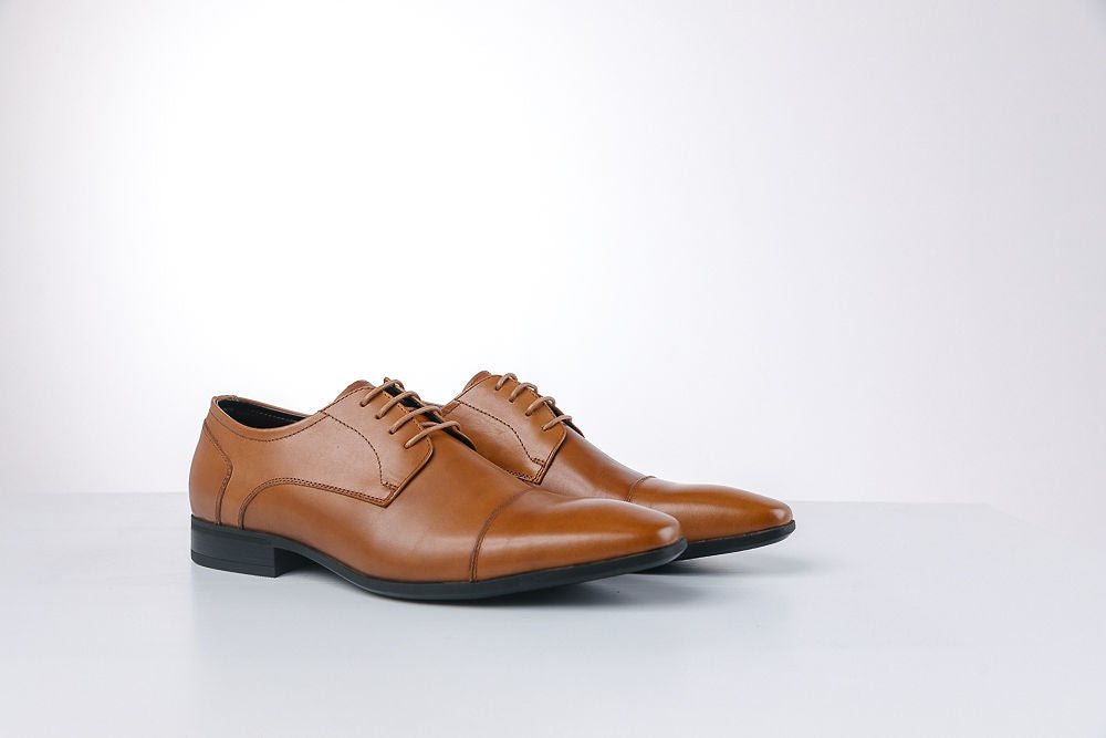 Seven Men Tan Dress Shoe Shoes
