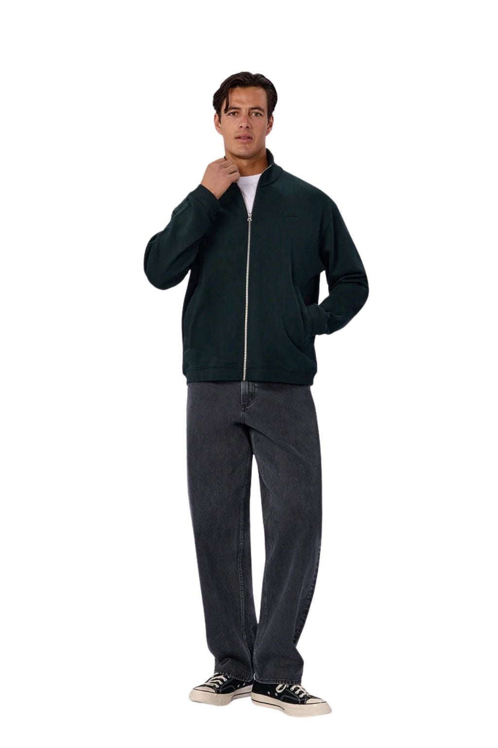 Industrie The Syracuse Track Top Dark Emerald 26
