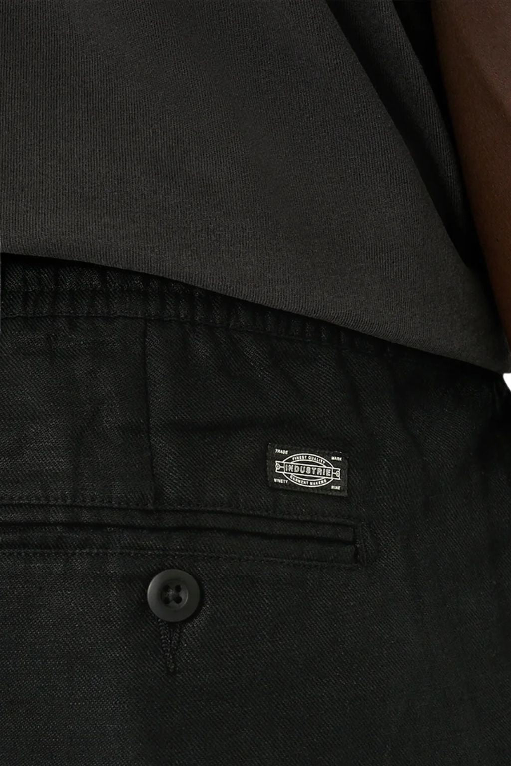 Industrie The New Capri Linen Pant - Black