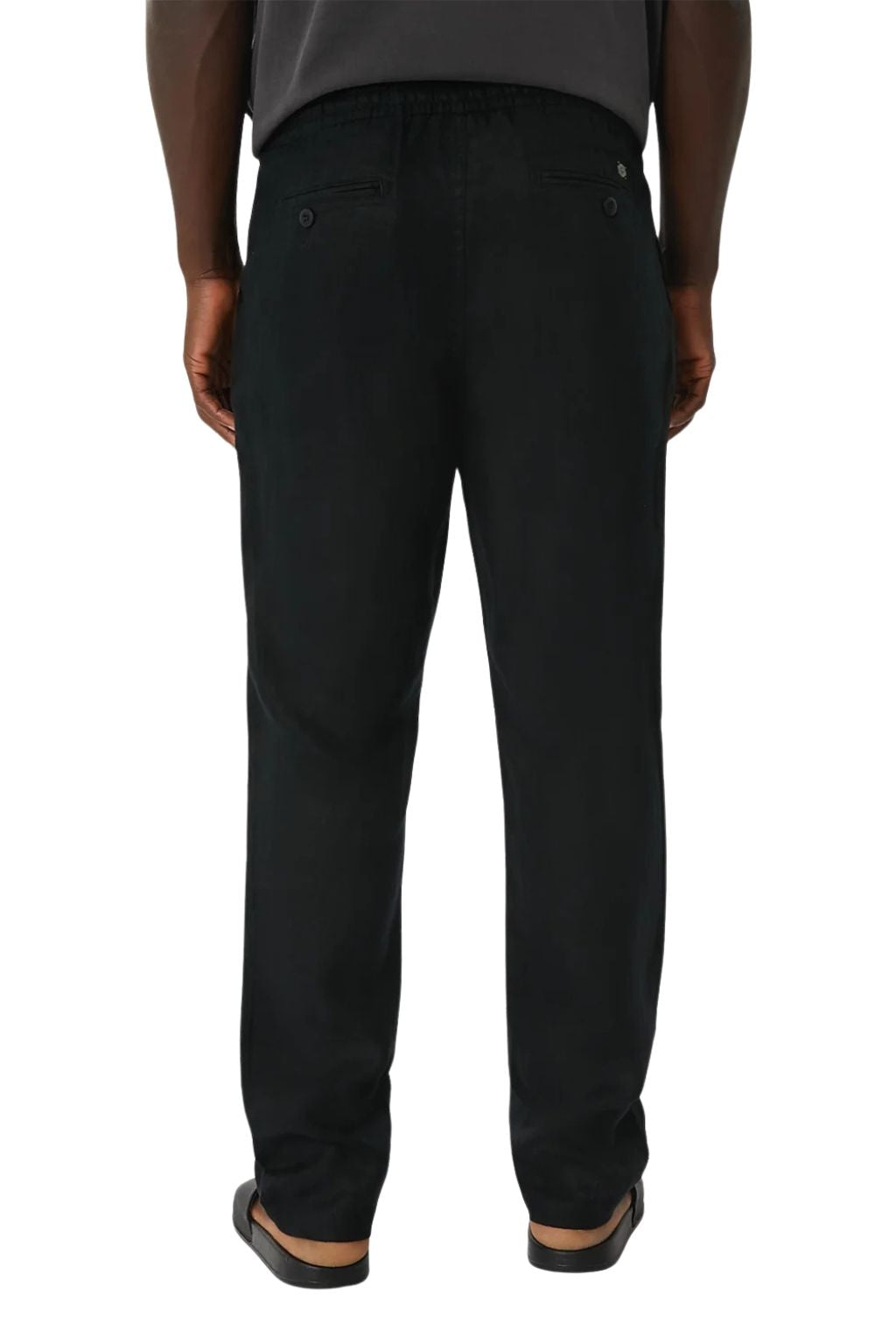 Industrie The New Capri Linen Pant - Black