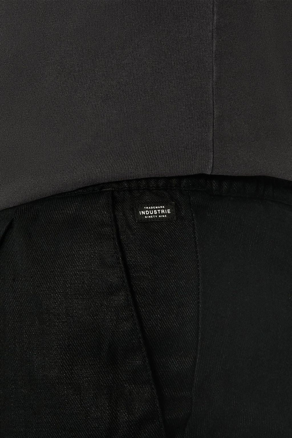 Industrie The New Capri Linen Pant - Black