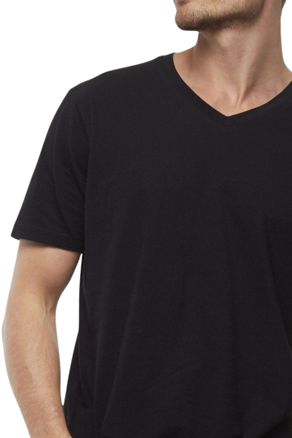 Industrie The New Basic Vee Tee Black