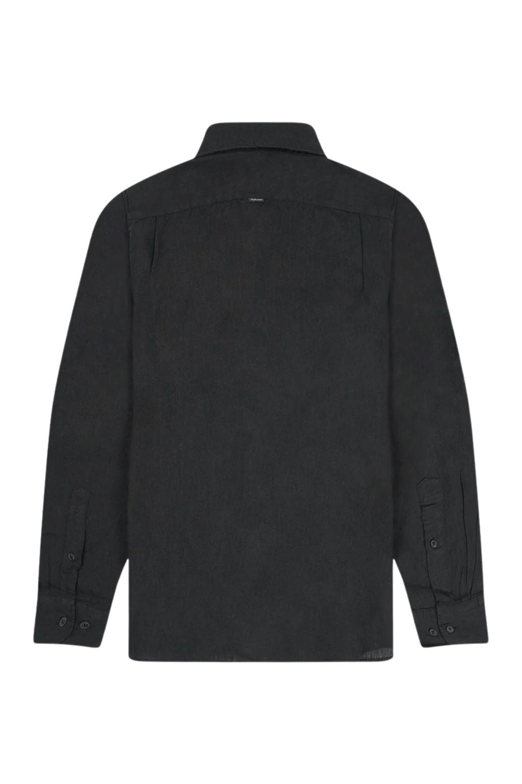 Industrie The St Martins Linen Long Sleeve Shirt - Black