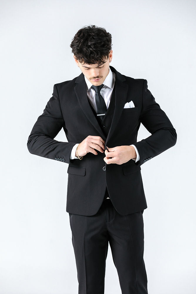 Oliver Black Stretch Suit Jacket Jacket