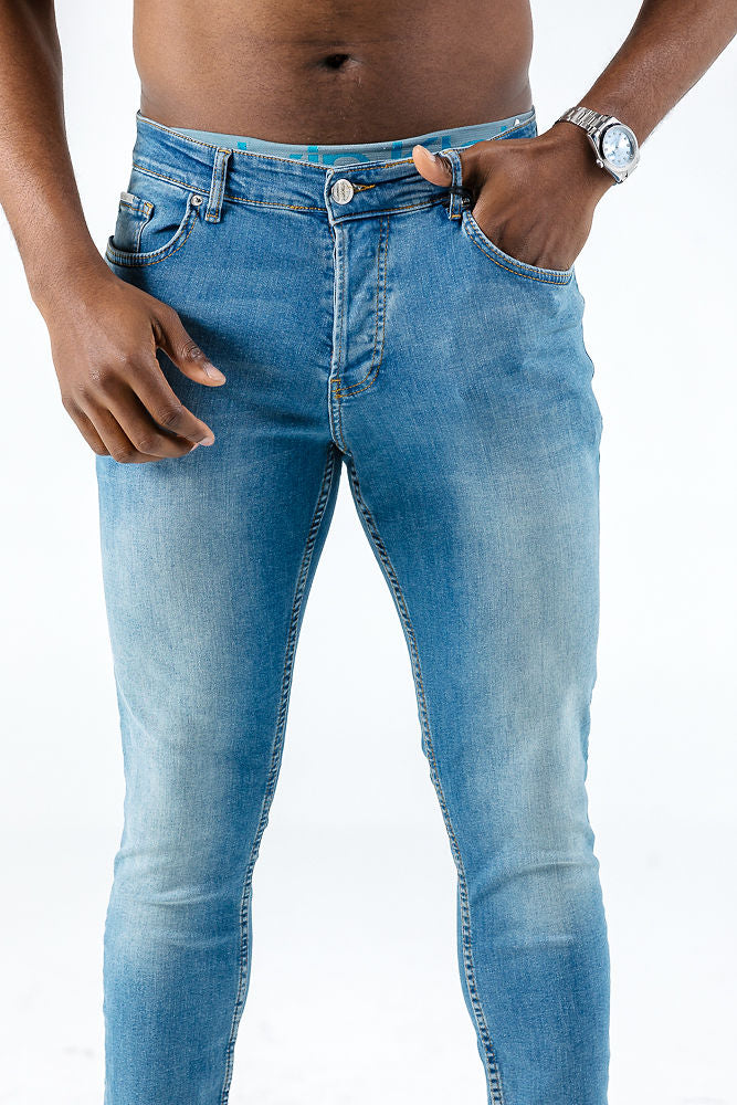 Black Island Sky Blue Slim Jeans Jeans