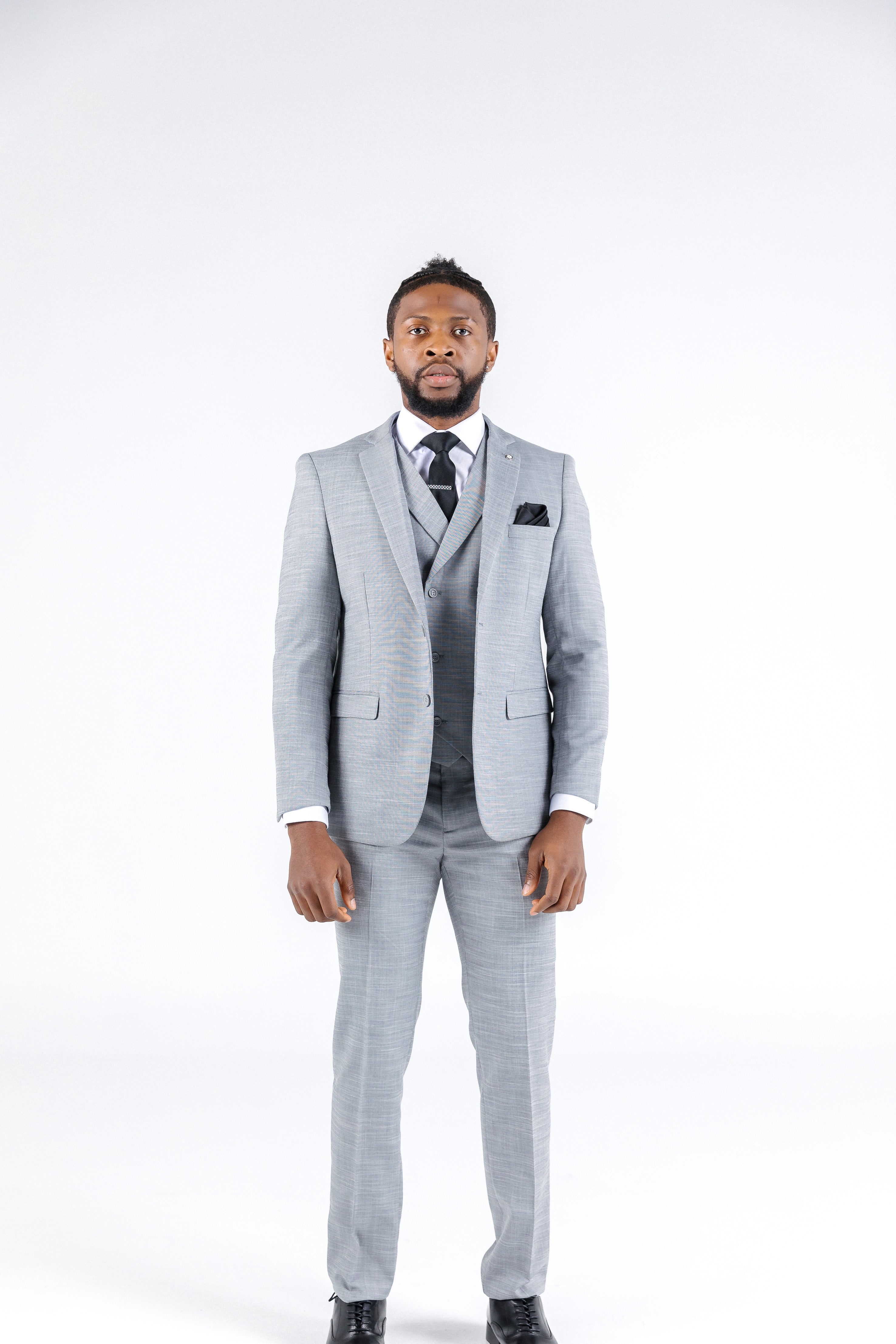 Miguel Silver Suit Jacket