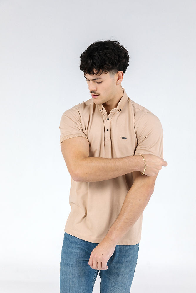 Troy Cream Polo Shirt