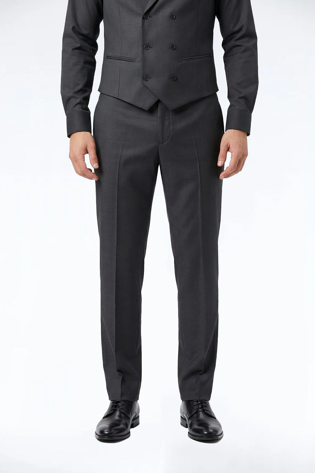 Santo Black Suit Trousers