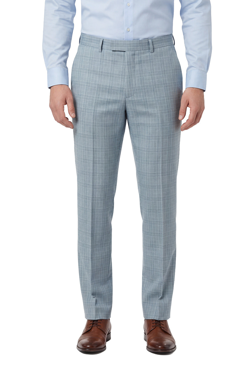 Sebastian Sky Check Suit Trousers