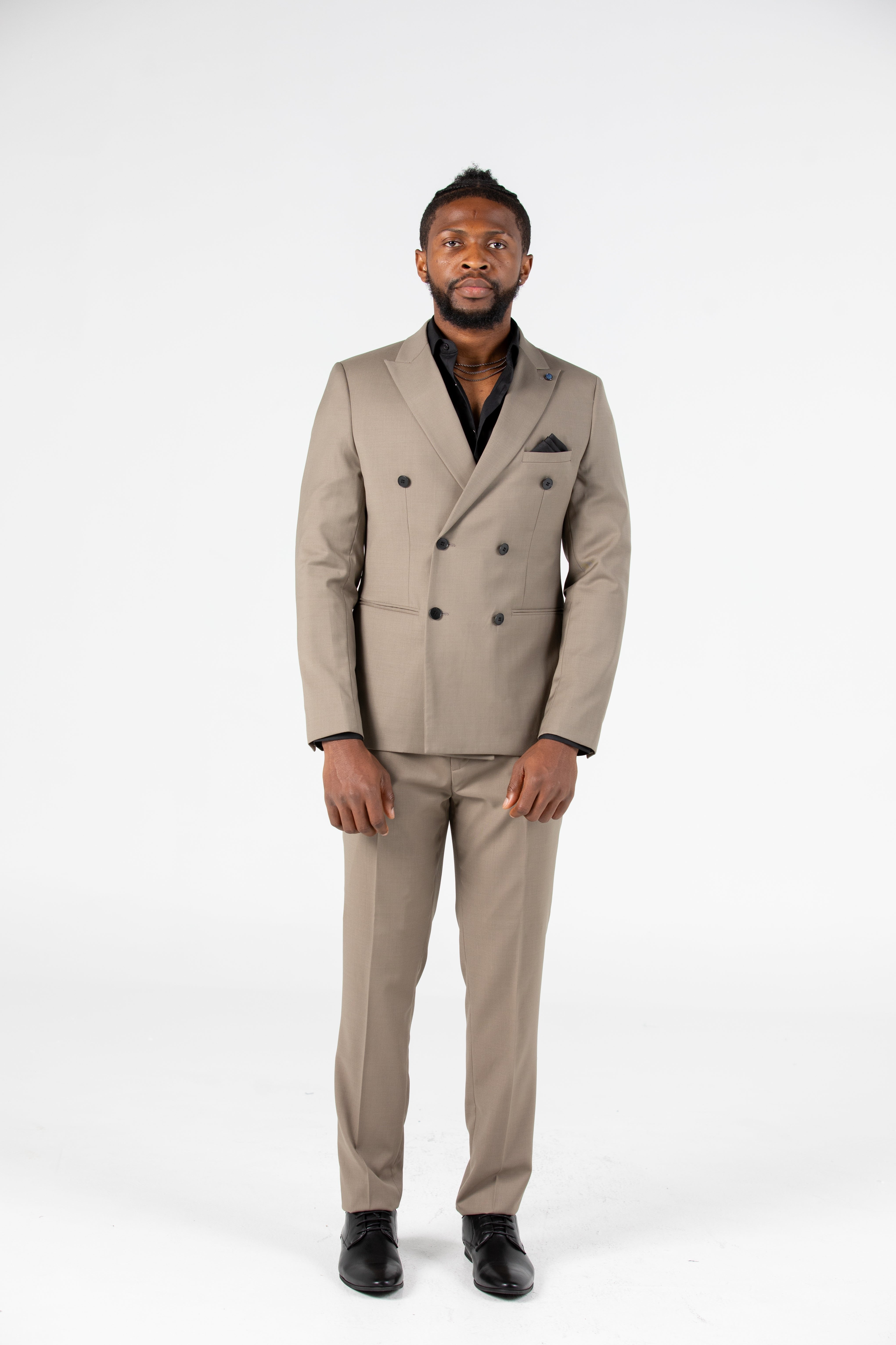 Salvatore Camel Suit Trousers