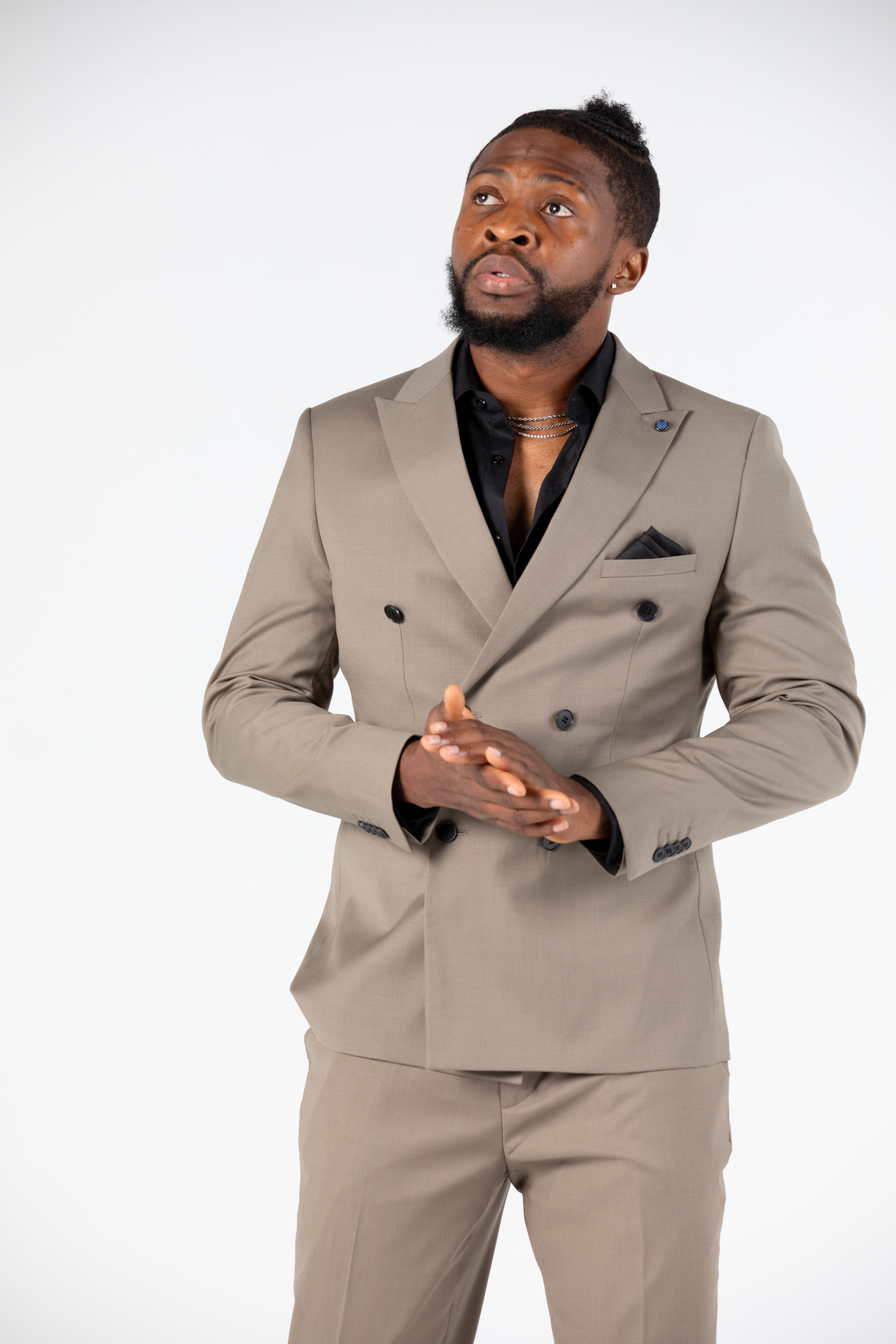 Salvatore Camel Suit Jacket
