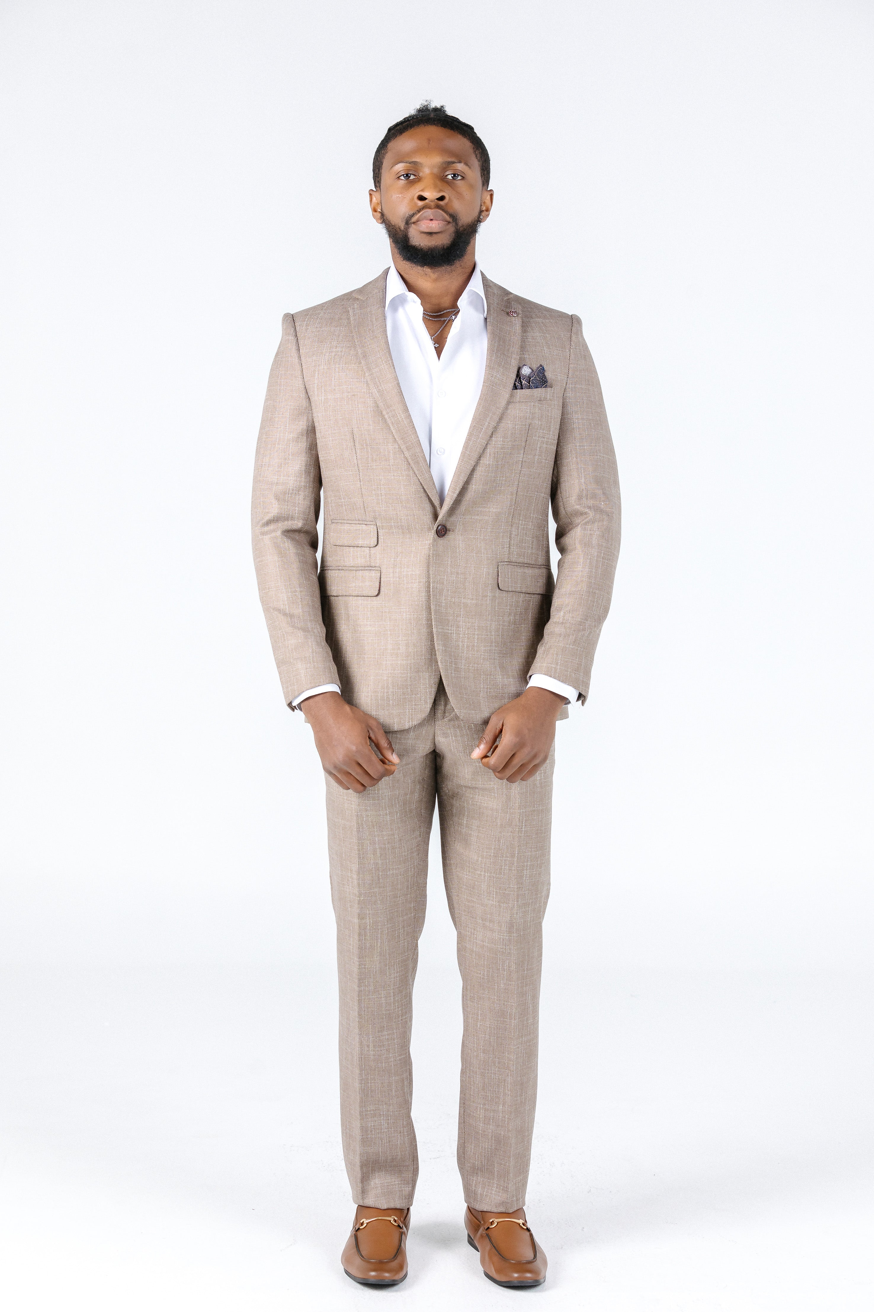 Arthur Camel Suit Jacket