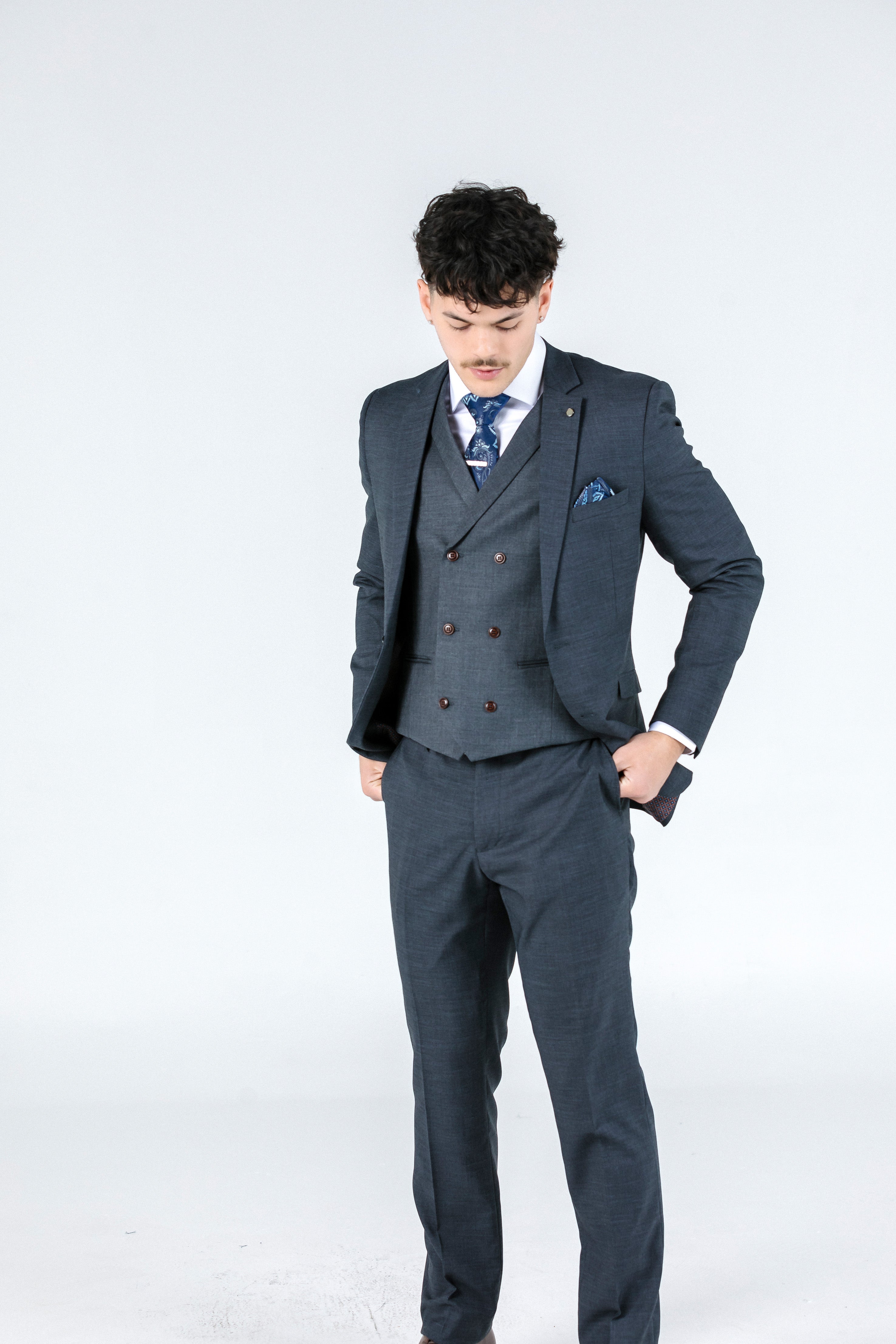 Louis Charcoal Suit Jacket