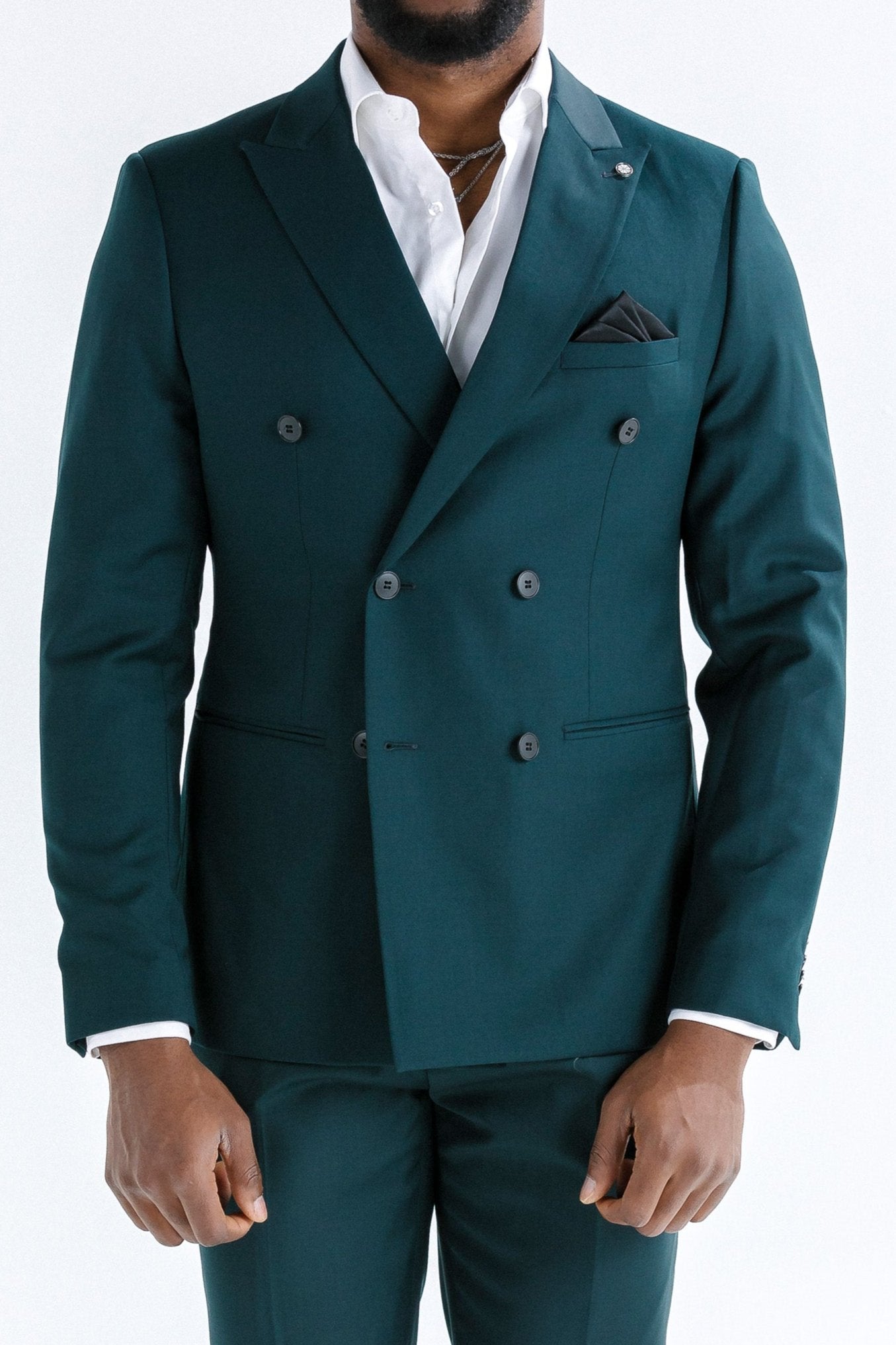 Salvatore Forest Green Suit Jacket
