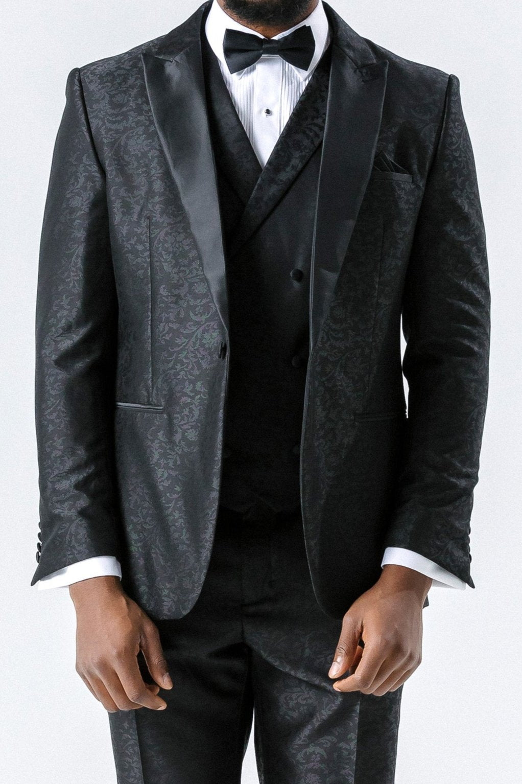 Paisley Black Suit Jacket