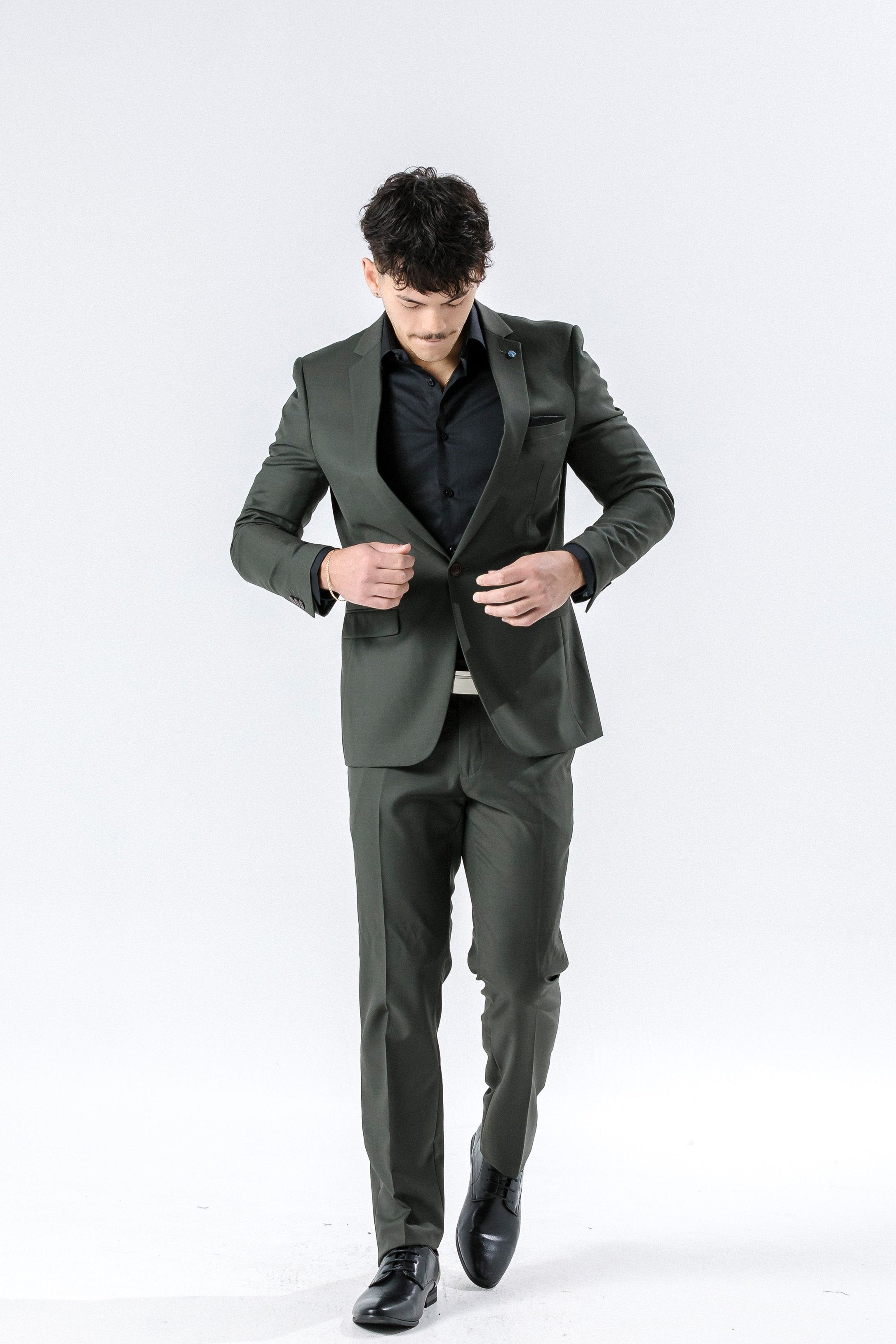 Pablo Olive Green Suit Jacket
