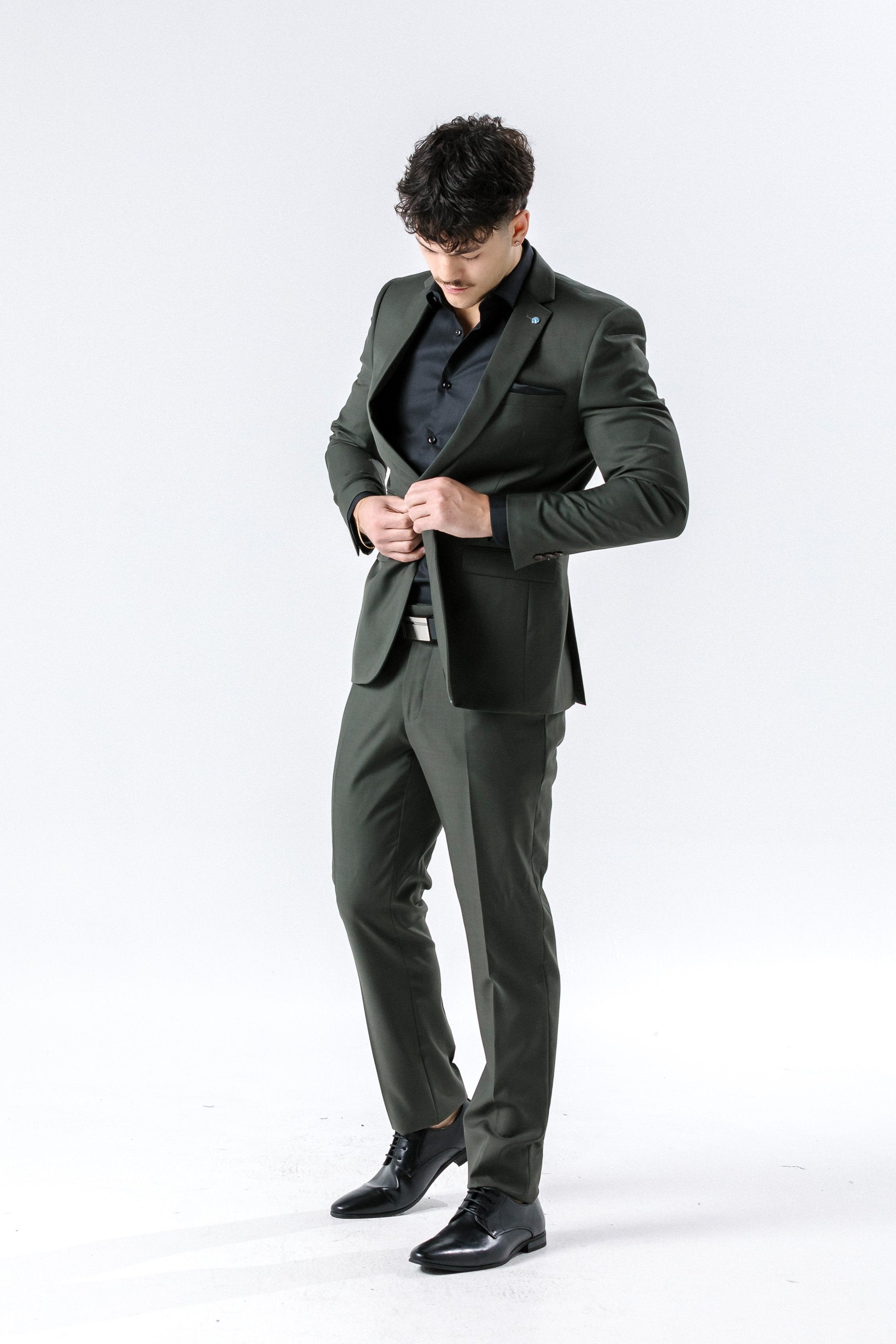 Pablo Olive Green Suit Jacket