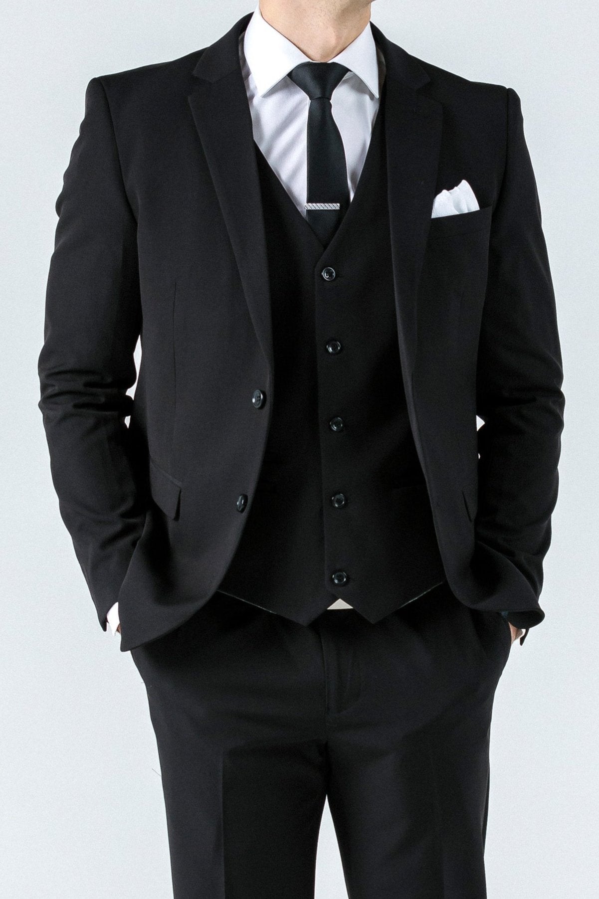 Marcus Black Strech Suit Jacket