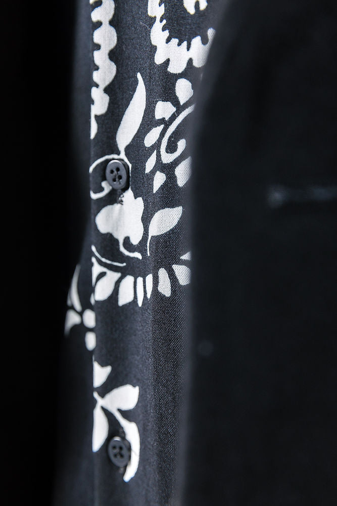 Marakech Long Sleeve Paisley Black Shirt Casual Shirt