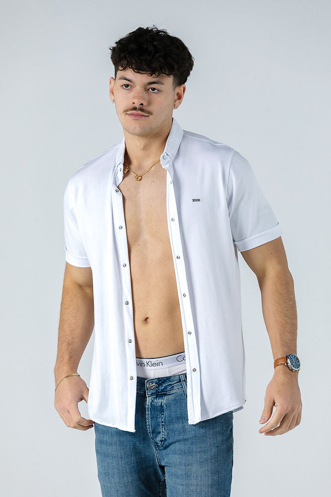 Troy White Short Sleeve Shirt