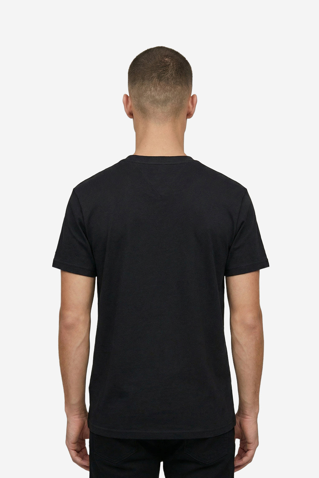 Tommy Hilfiger Black Regular Varsity Novelty Tee