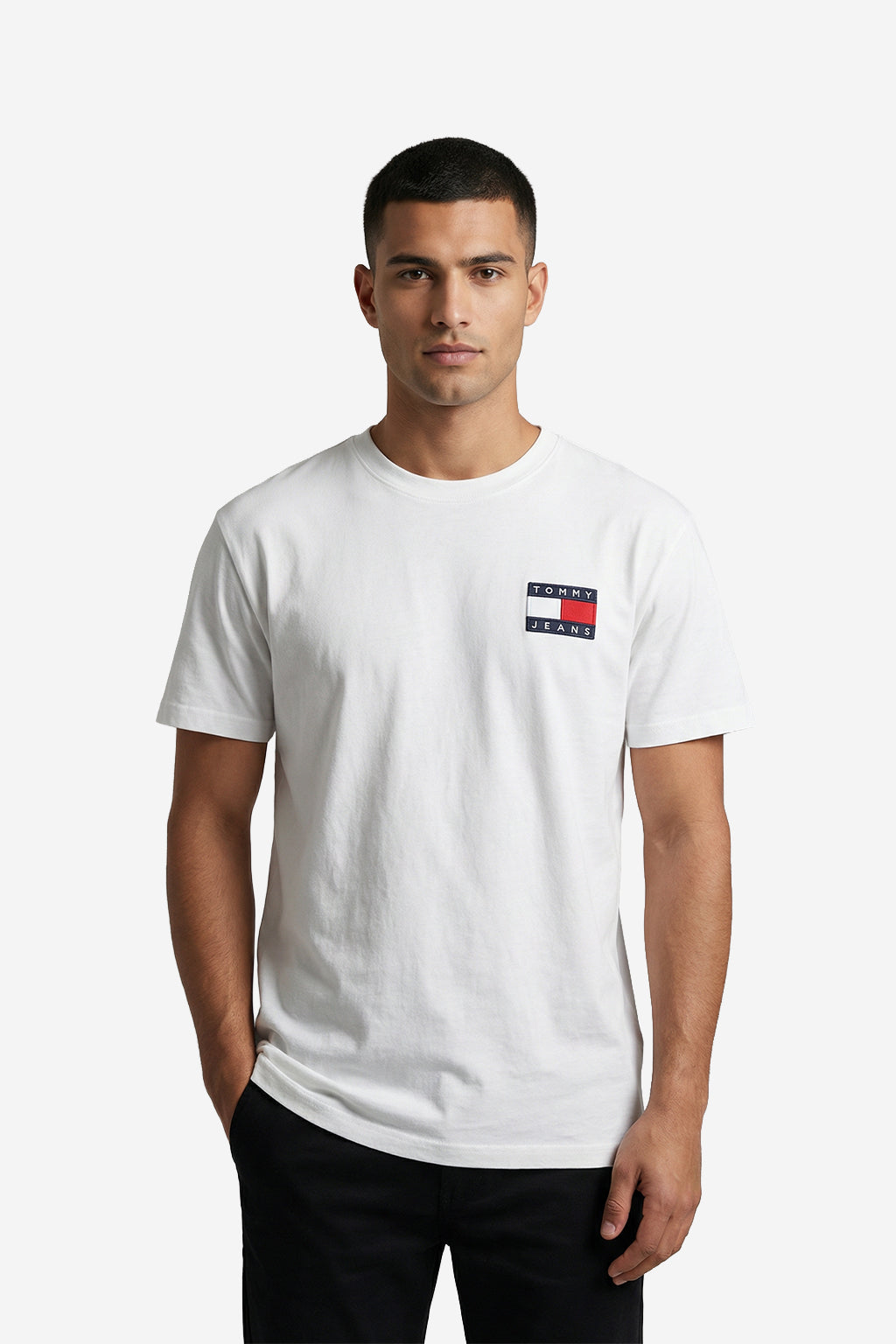 Tommy Hilfiger Ecru Regular Heritage Flag Tee