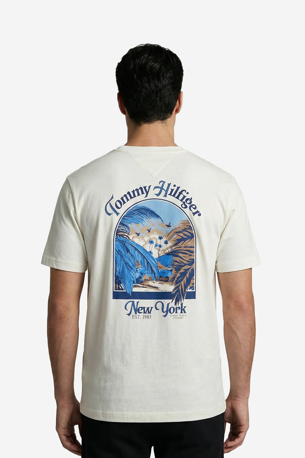 Tommy Hilfiger Ivory Petal Summer Photo Tee