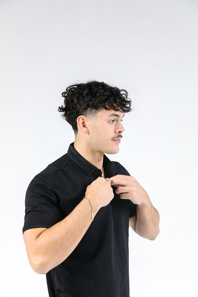 Troy Black Polo Shirt