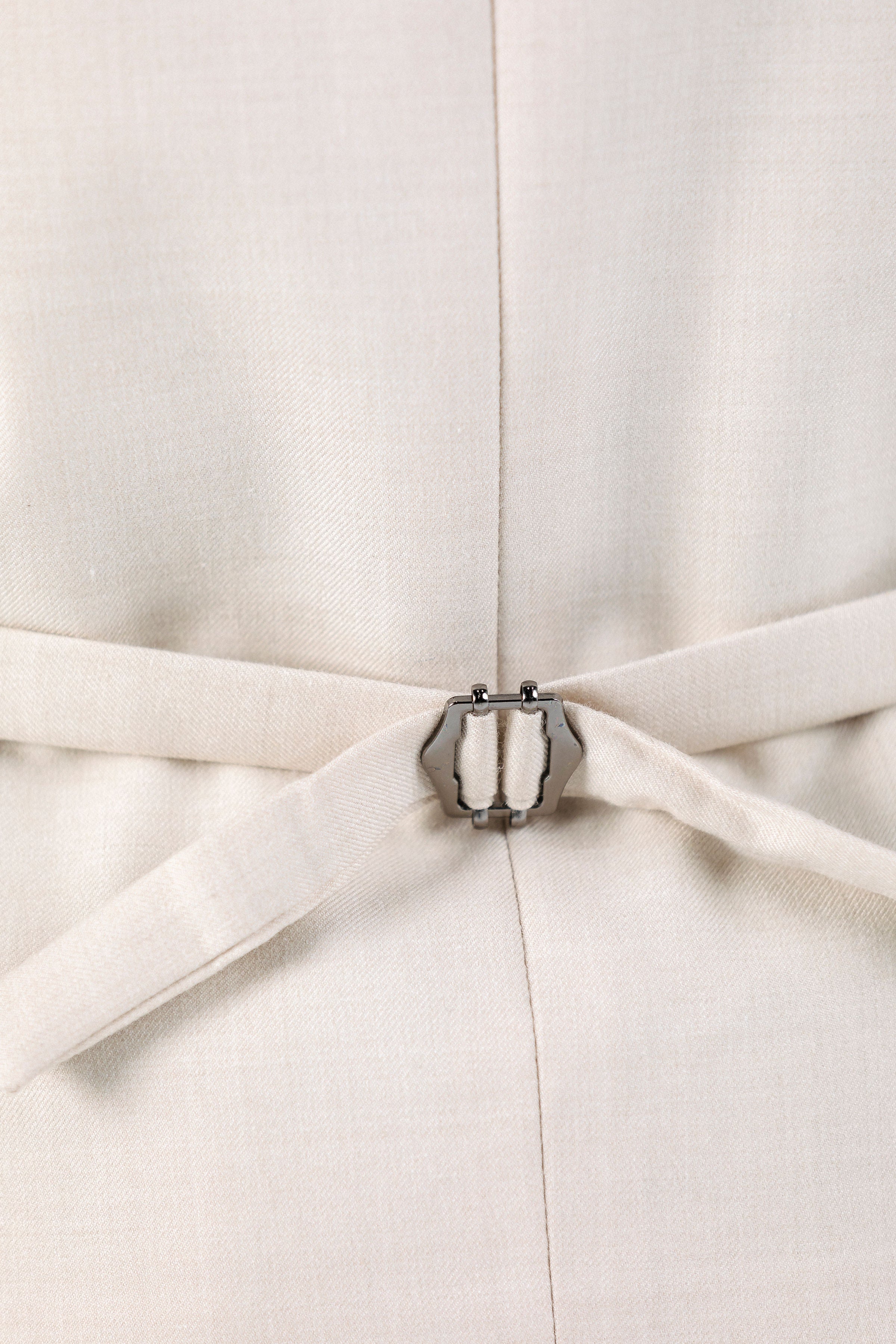 Pablo Beige Waistcoat