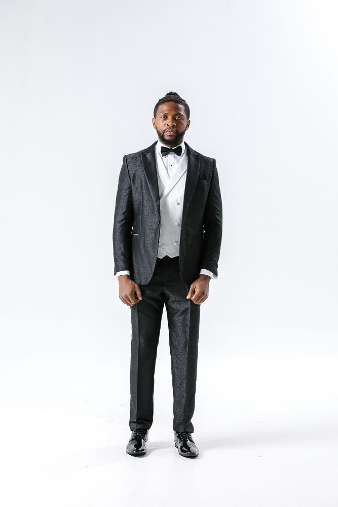 Paisley White Waistcoat