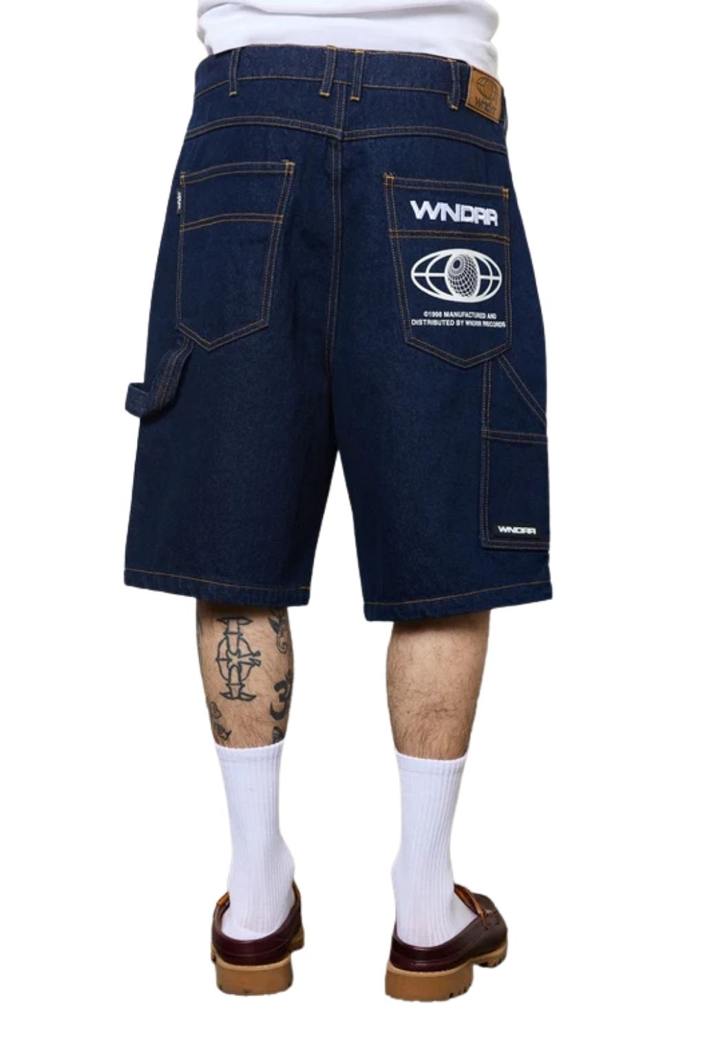 WNDRR Booster Denim Short - Washed Indigo