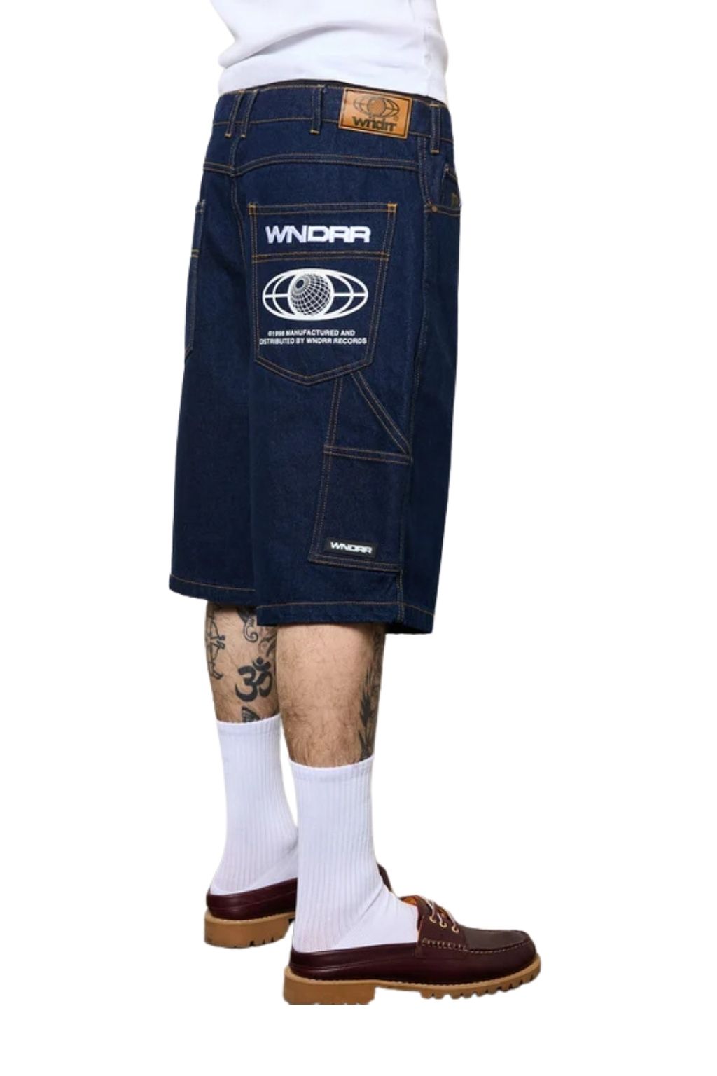 WNDRR Booster Denim Short - Washed Indigo