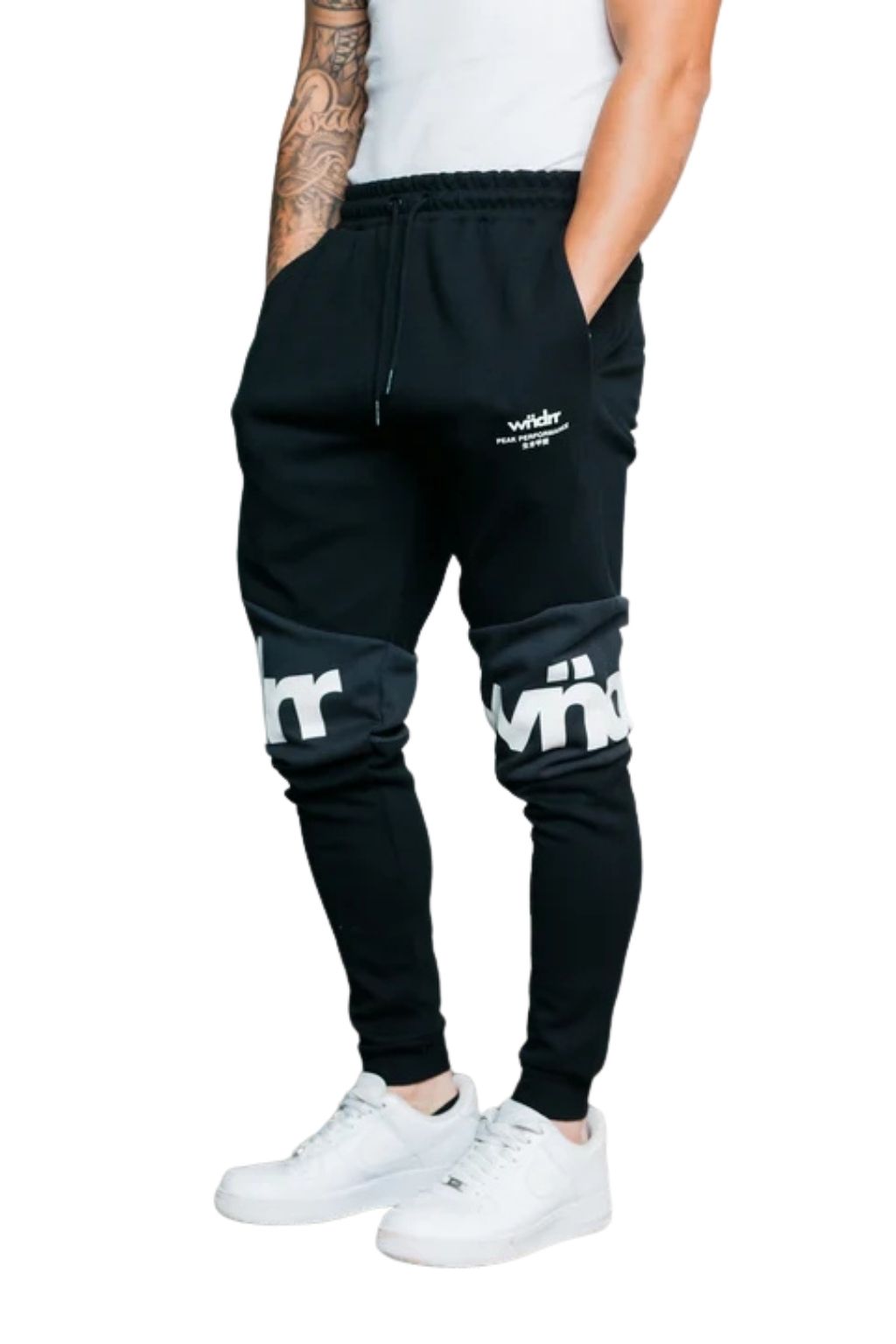 WNDRR Fusion Tech Trackpant - Black