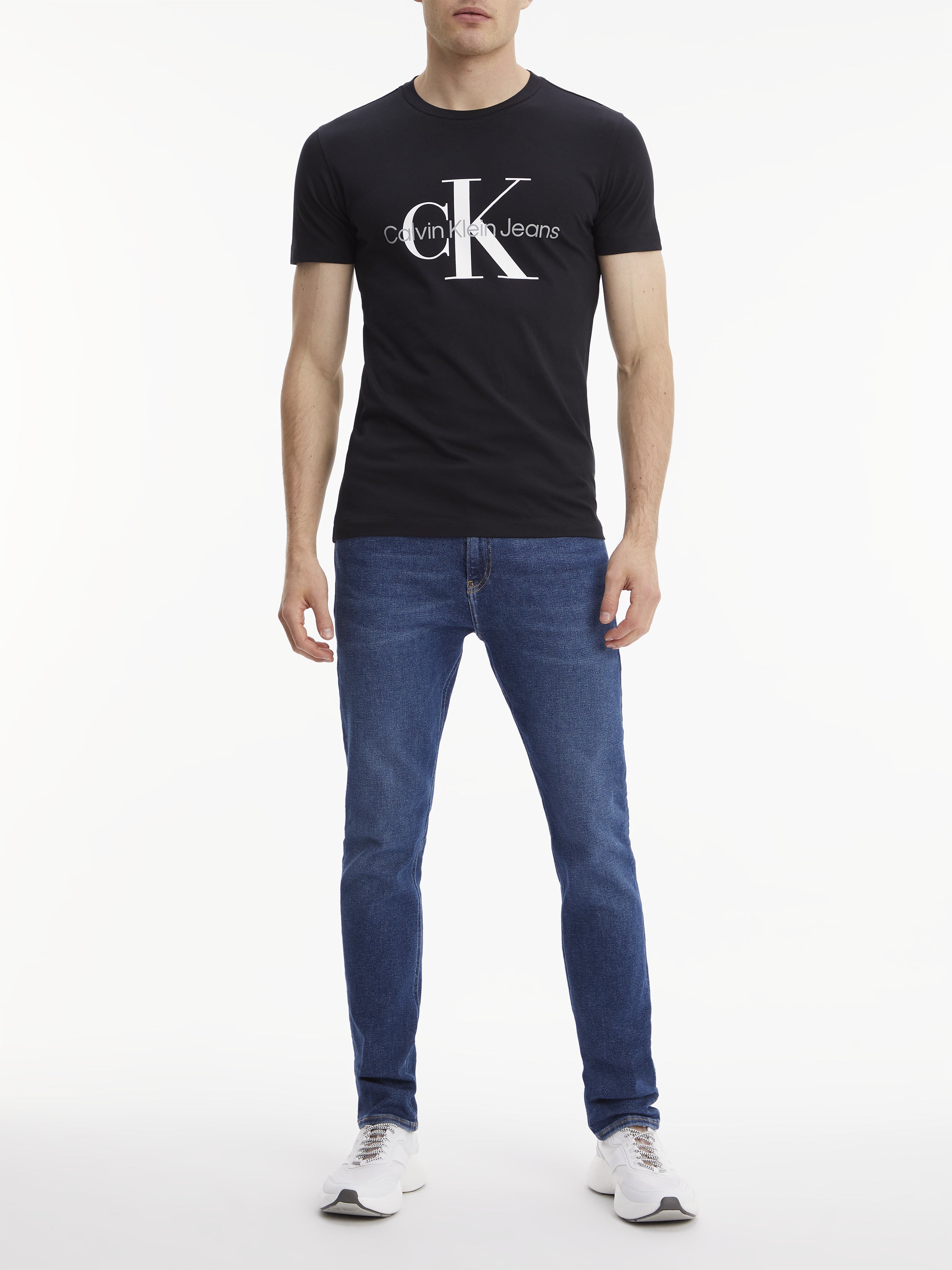Calvin Klein Black Core Monogram Slim Tee