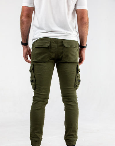 Alamo Stretch Green Cargo Pants