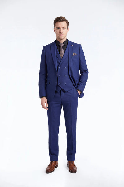 Caspian Dark Blue Suit Jacket