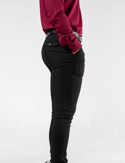 Stretch Chinos Black Skinny Fit