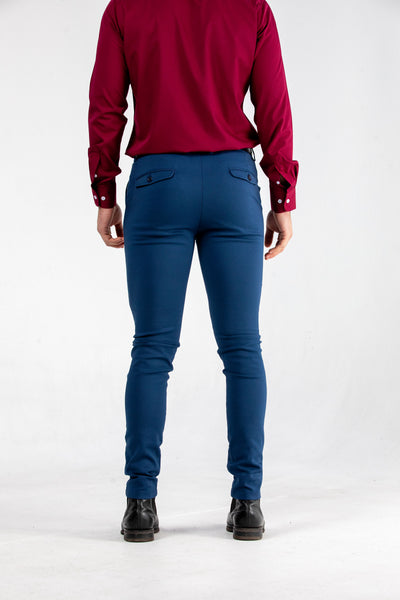 Stretch Chinos Navy Skinny Fit