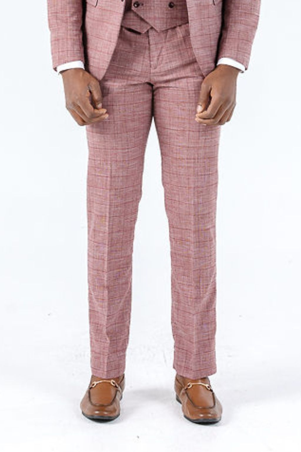 Foreman Pink Suit Trousers