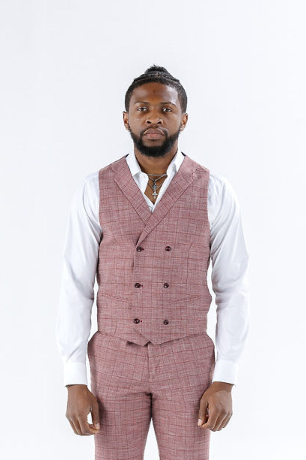 Foreman Pink Waistcoat