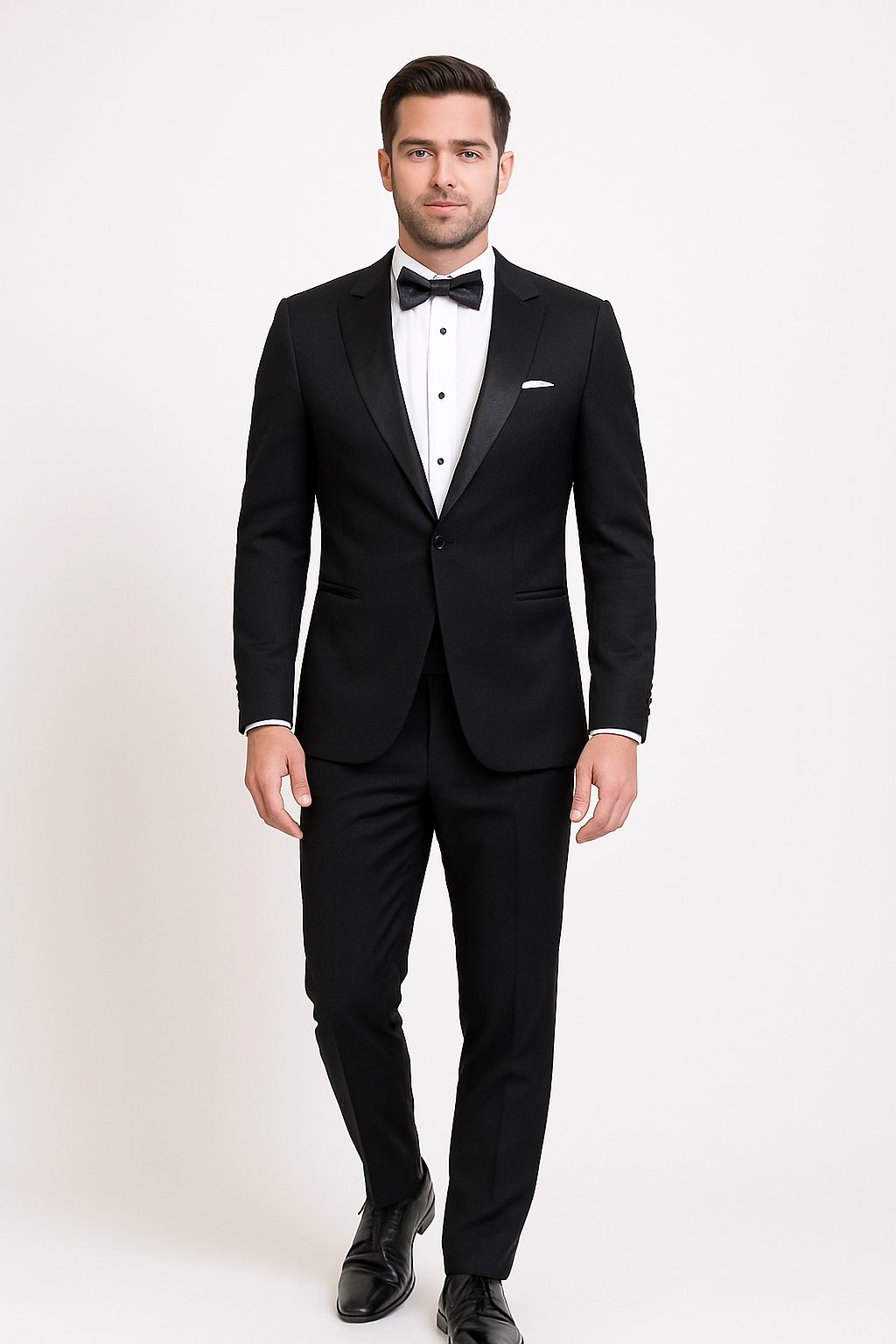 Gotti Tuxedo Black Suit Trousers