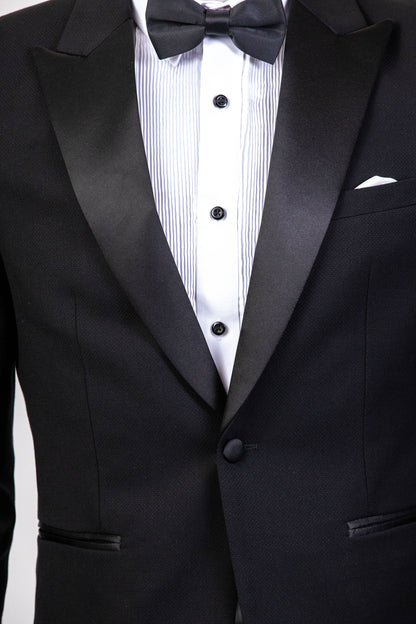 Gotti Tuxedo Black Suit Jacket