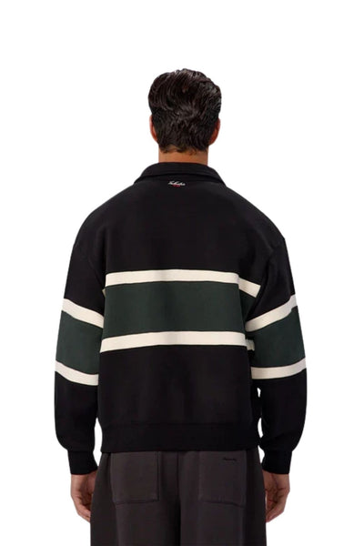 Industrie The Eastbourne Track Top - Black Combo
