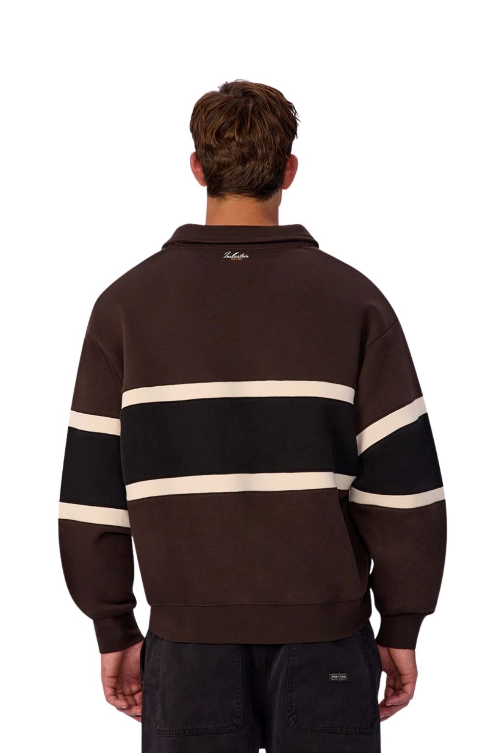Industrie The Eastbourne Track Top - Brown Combo