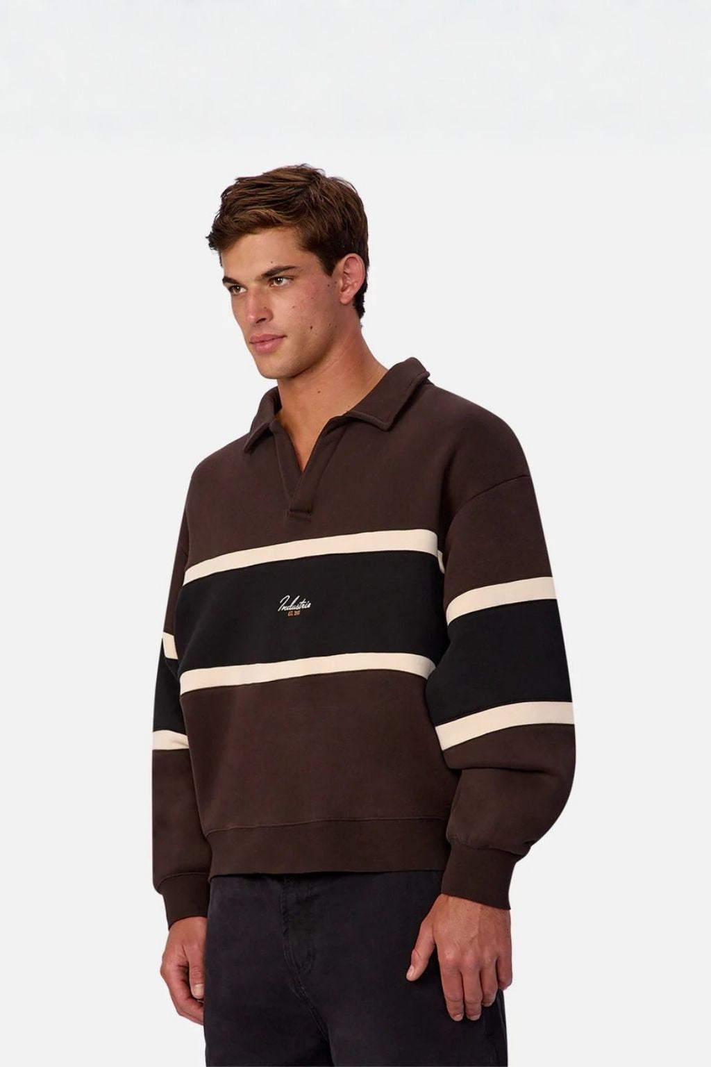 Industrie The Eastbourne Tracktop Brown Combo