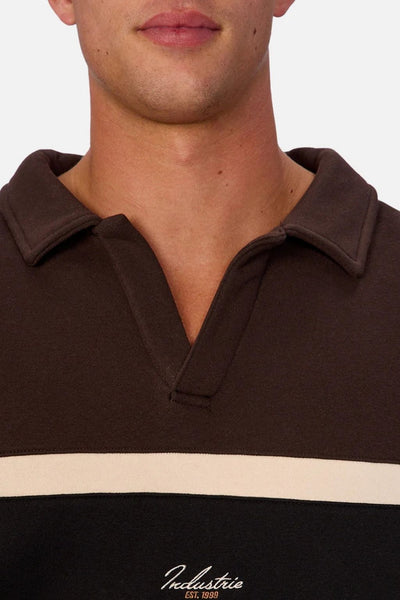 Industrie The Eastbourne Tracktop Brown Combo