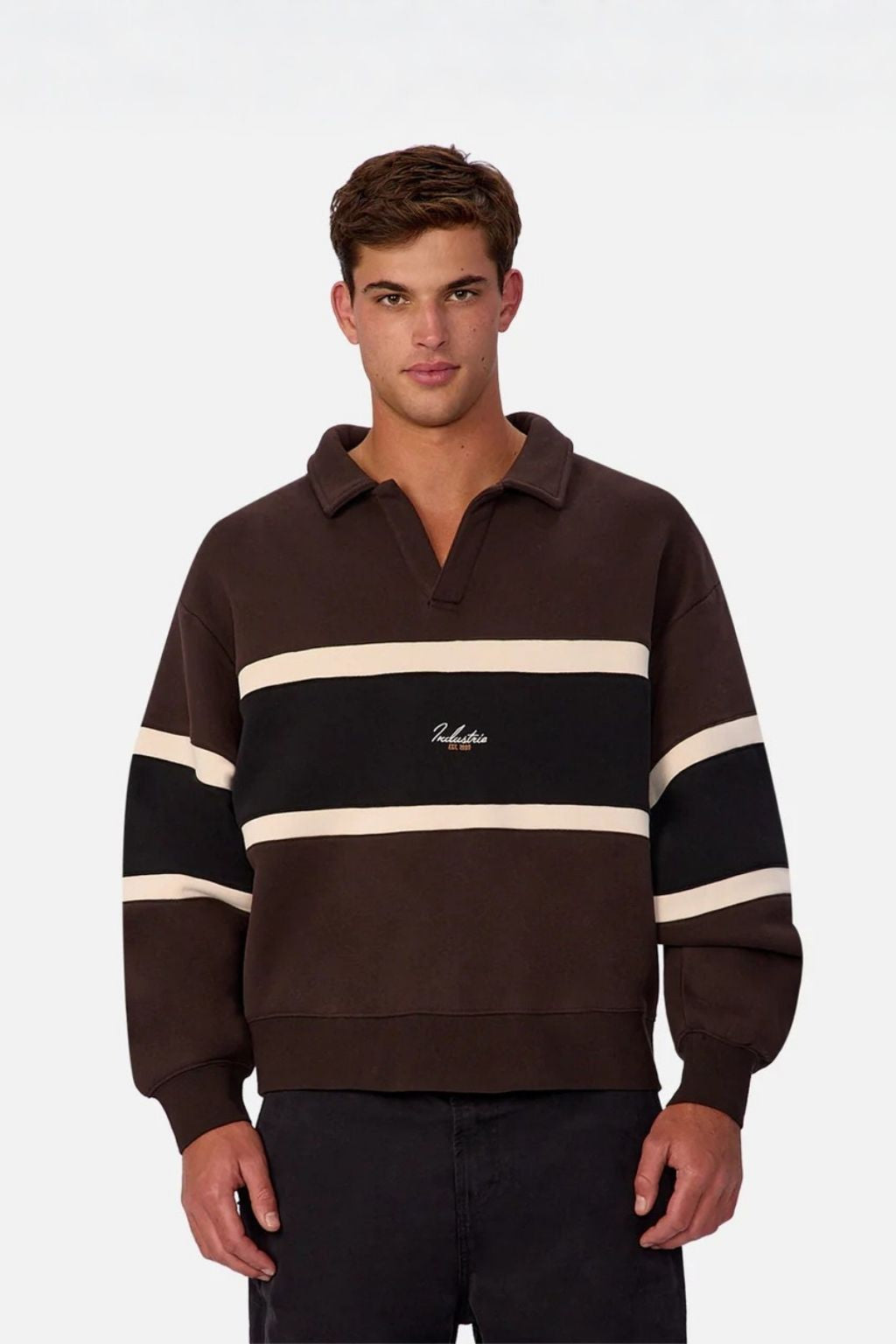 Industrie The Eastbourne Tracktop Brown Combo