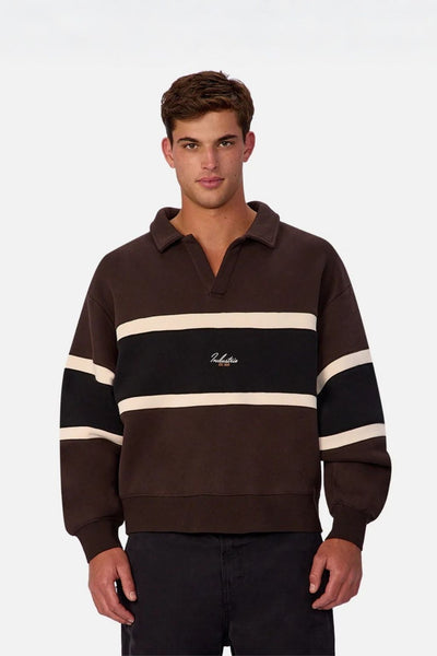Industrie The Eastbourne Tracktop Brown Combo